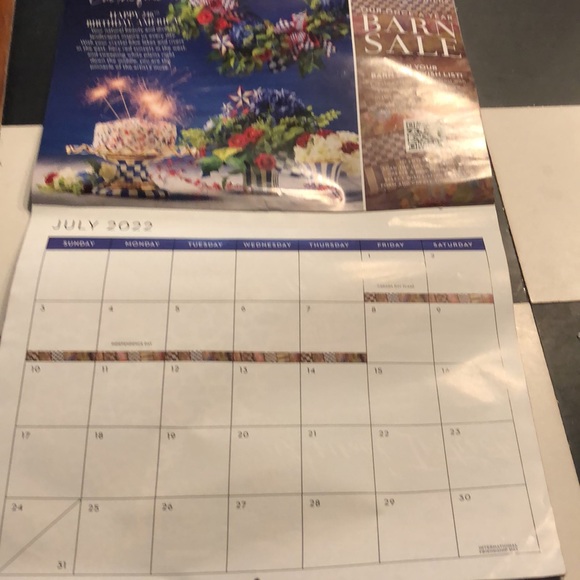 2022 Mackenzie Childs Calendar - Picture 9 of 14